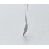 Angel Bird Feather Pendant Necklace-925SLVR