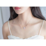 Geometric Bar Necklace-925SLVR