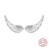 Angel Wing Climber Earrings-925SLVR