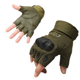 CQB Outdoor  Tactical Gloves Military Full Finger Hiking Cycling Men's Gloves Armor Protection Shell Gloves Motorcycle